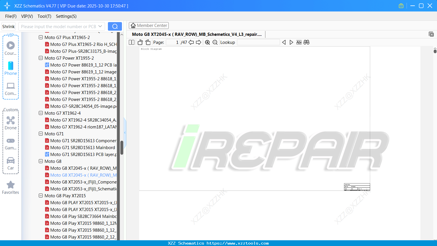 Motorola Moto G8 XT2045-xгиRAV_ROW)_MB_Schemetics_V4_L3_repair